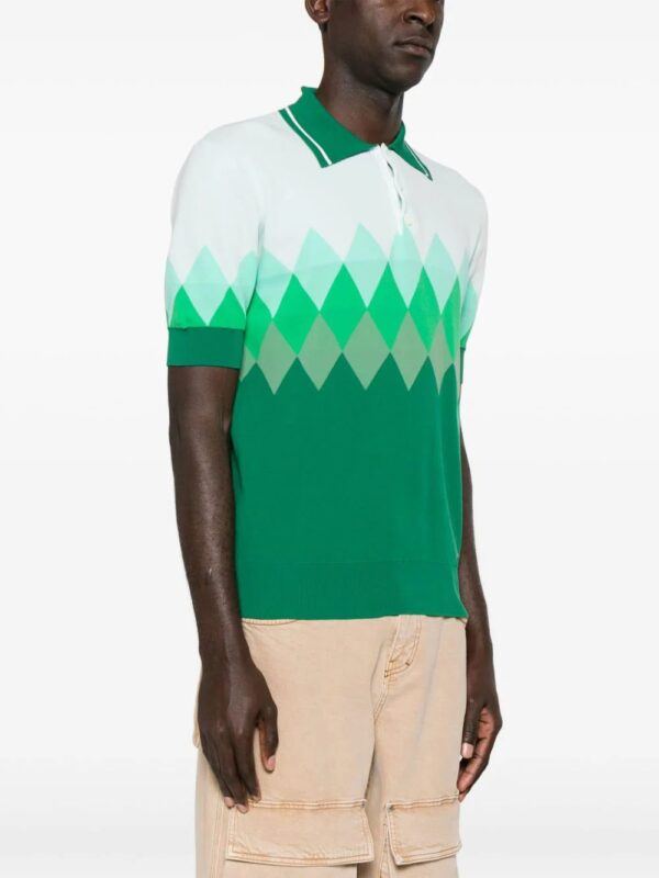 Dsquared2  diamond-pattern polo shirt - Image 3