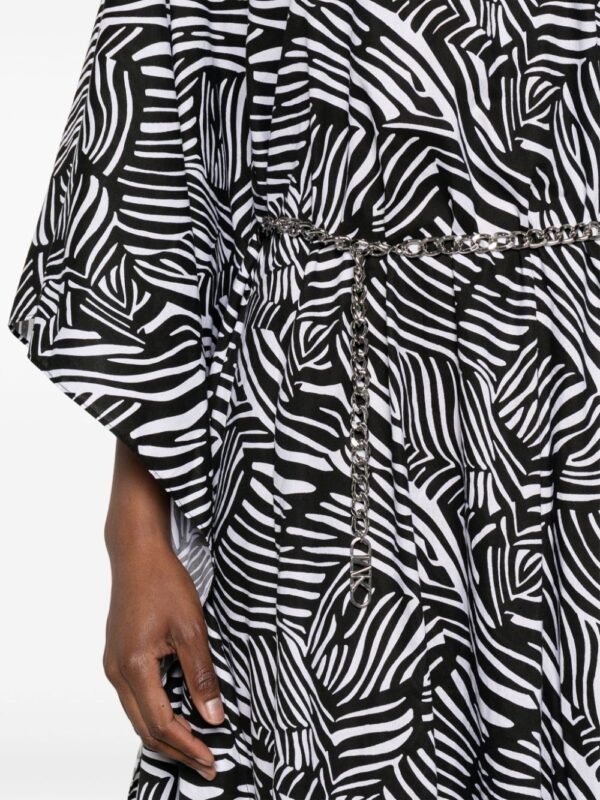 Michael Michael Kors zebra-print belted kaftan - Image 5