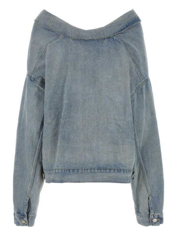 Balenciaga  drop-shoulder denim jacket - Image 2