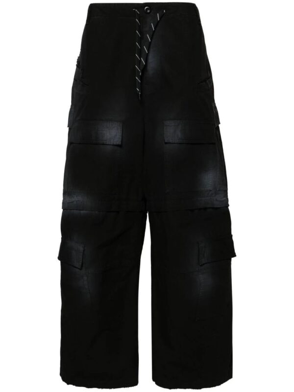 Balenciaga  spray-paint ripstop trousers