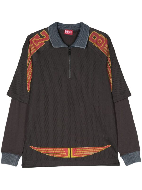 Diesel  T-Mesher logo-print polo shirt
