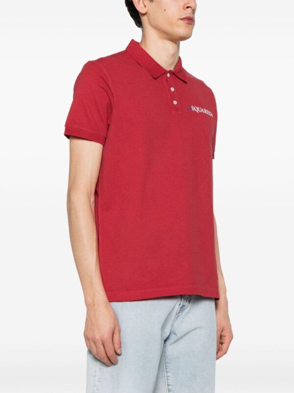 Dsquared2 piqué cotton polo shirt - Image 4
