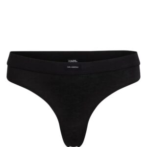 Karl Lagerfeld  Essential logo-appliqué thong