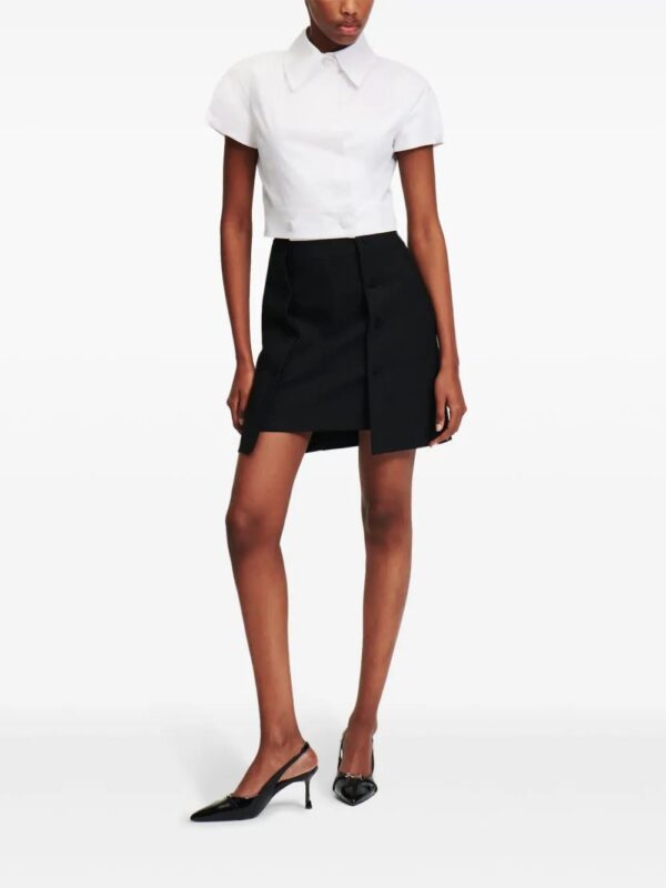 Karl Lagerfeld  Essentials tailored miniskirt - Image 3