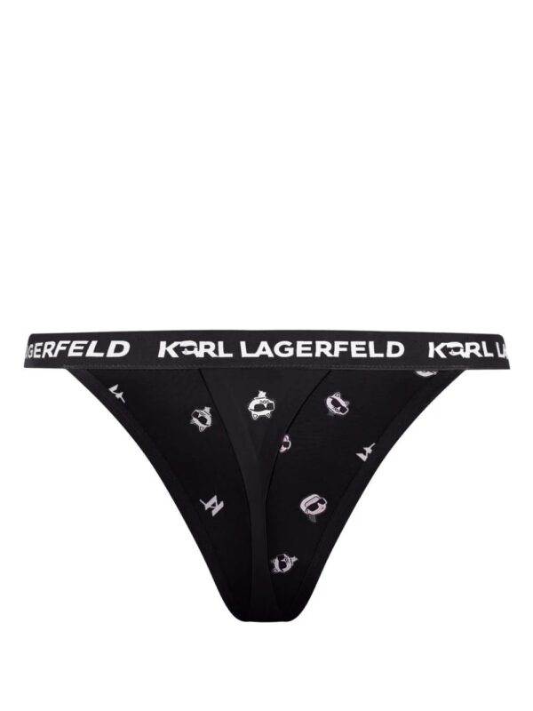 Karl Lagerfeld  Ikonik 2.0 logo-waistband thong - Image 2