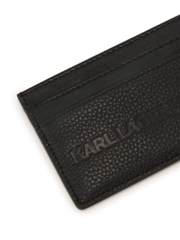 Karl Lagerfeld Essential leather card holder - Image 4