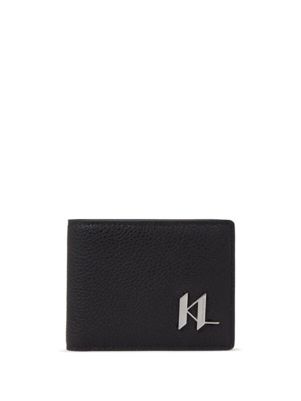 Karl Lagerfeld K/Plak bi-fold leather wallet