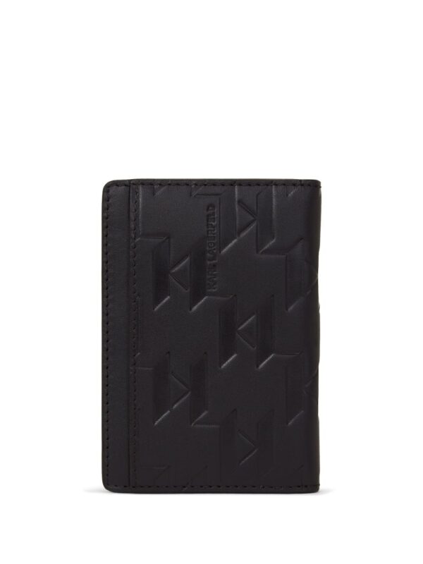 Karl Lagerfeld K/Loom leather card holder - Image 2