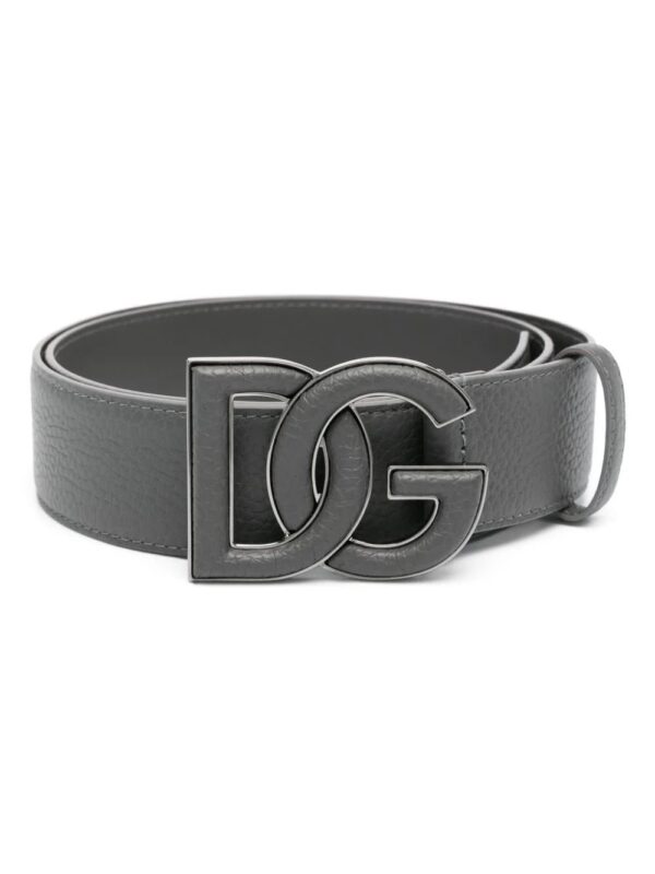 Dolce & Gabbana  logo-buckle leather belt