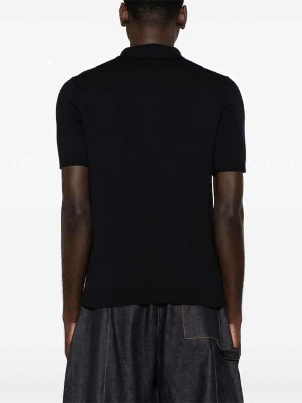 HUGO  striped zipped polo shirt - Image 4