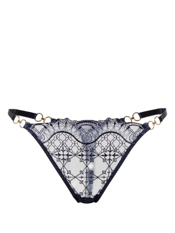 Bordelle  Mari embroidered thong
