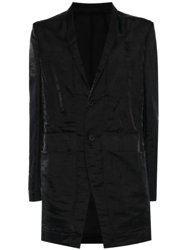 Rick Owens  silk-blend single-breasted blazer