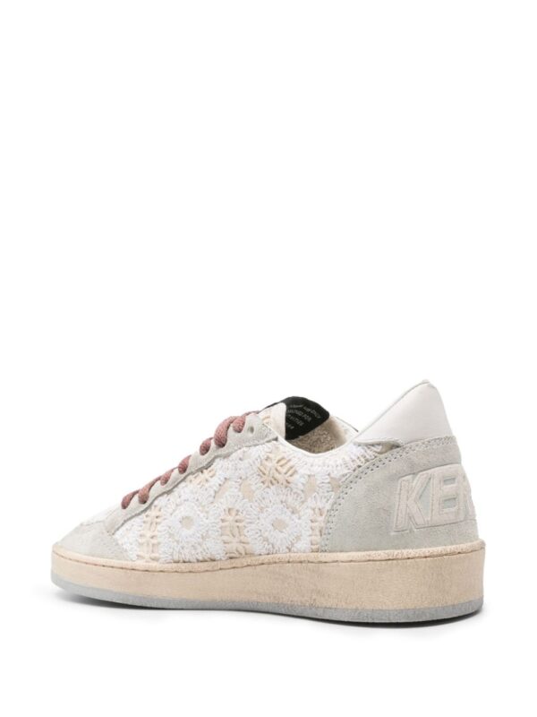 Golden Goose Ball Star embroidered-panels sneakers - Image 3