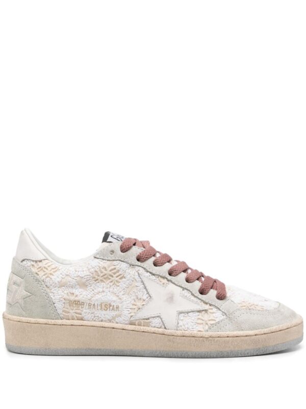 Golden Goose Ball Star embroidered-panels sneakers