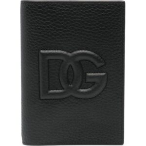 Dolce & Gabbana embossed-logo leather wallet