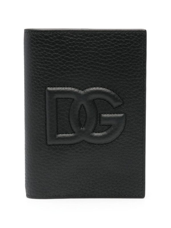 Dolce & Gabbana embossed-logo leather wallet
