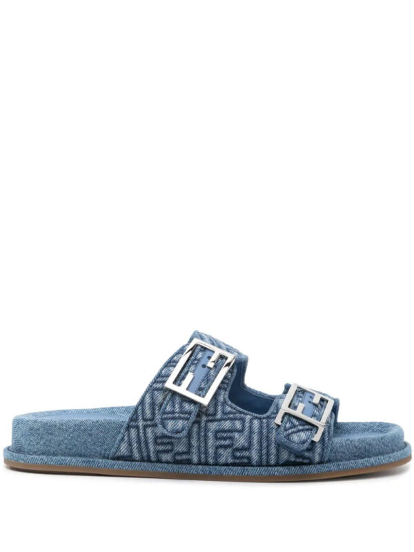 FENDI  Feel denim sandals