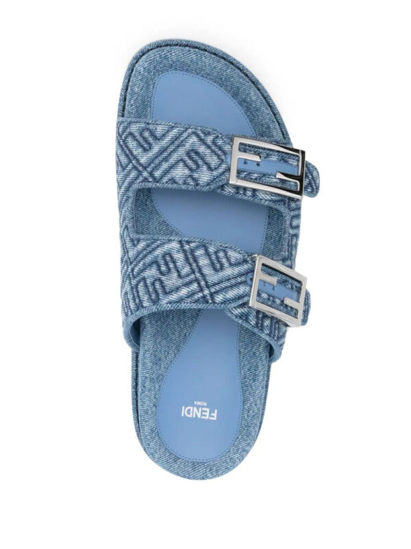 FENDI  Feel denim sandals - Image 4