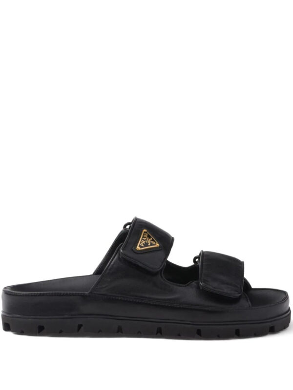 Prada  padded leather slides