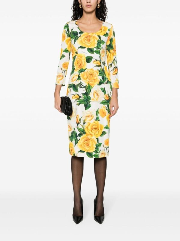 Dolce & Gabbana floral-print silk-blend dress - Image 2