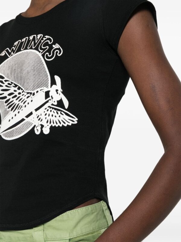 Stella McCartney graphic-print cotton T-shirt - Image 5