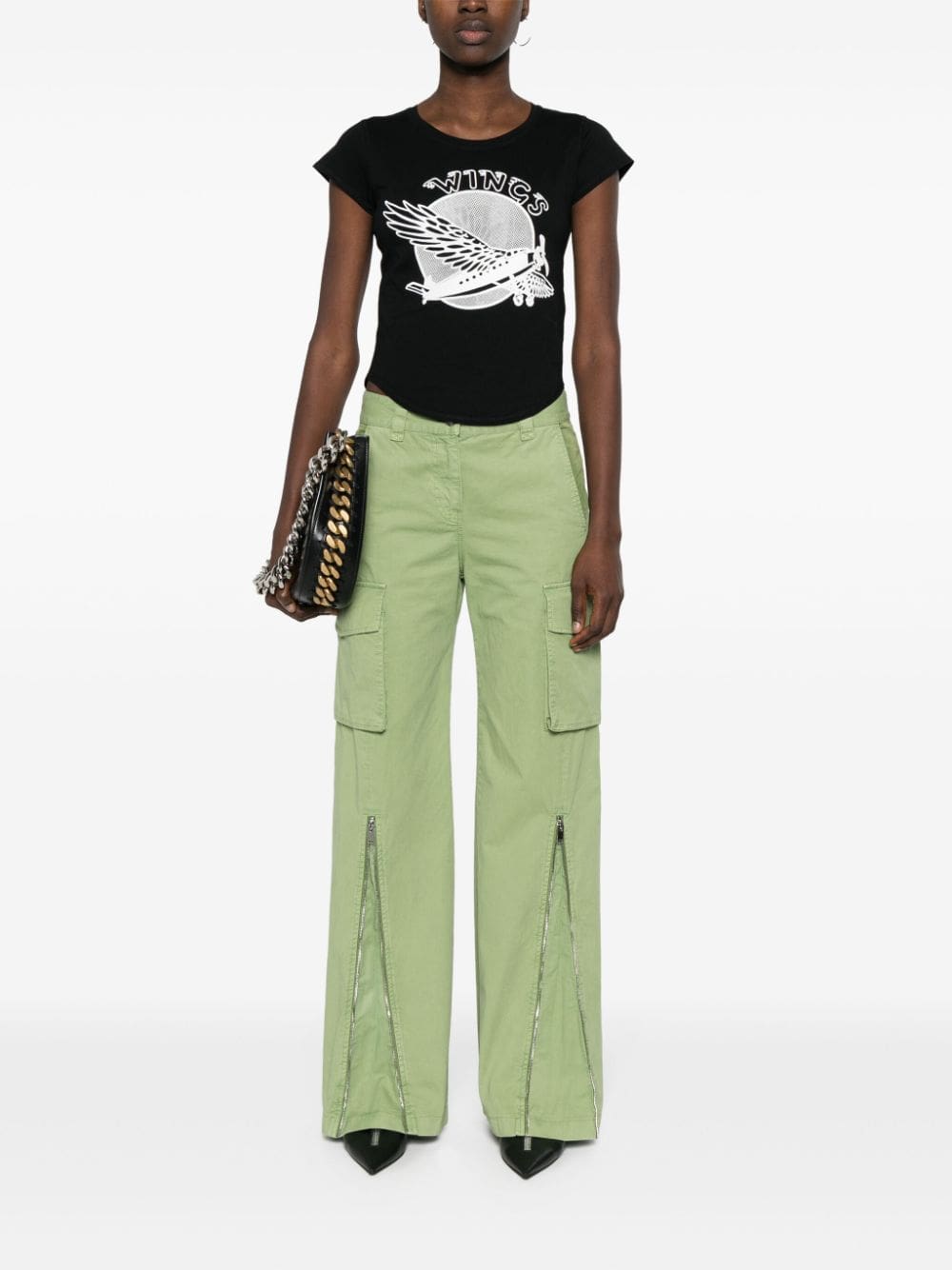Stella McCartney graphic-print cotton T-shirt - Image 2