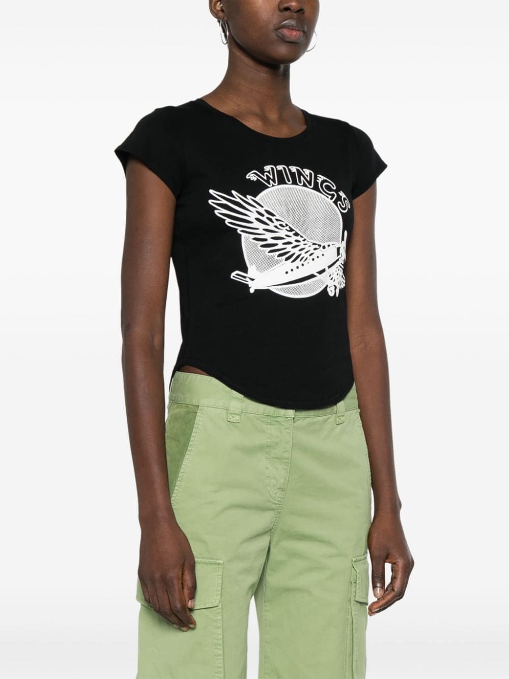 Stella McCartney graphic-print cotton T-shirt - Image 3