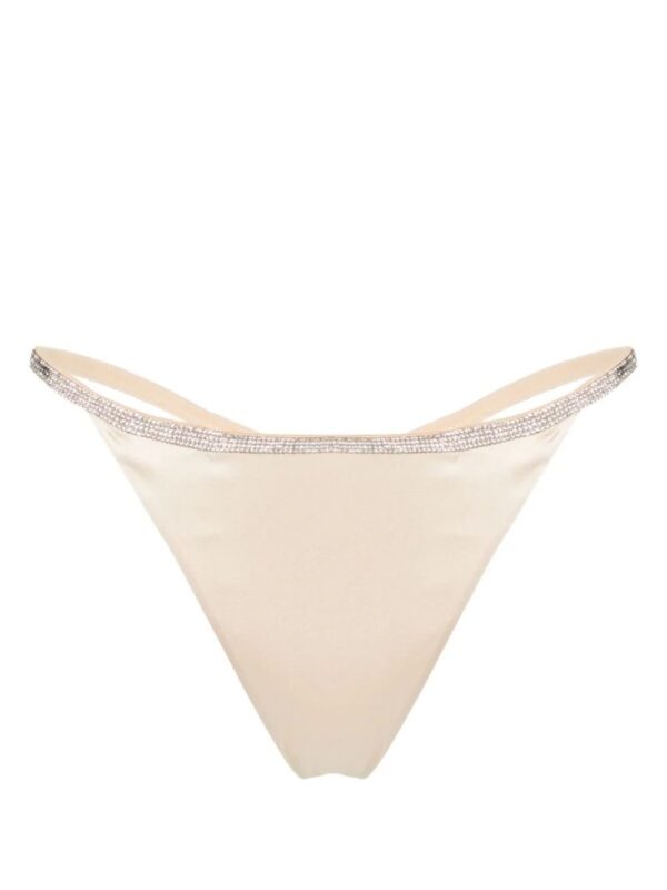 Nuè  Slip Rosie rhinestoned satin thong