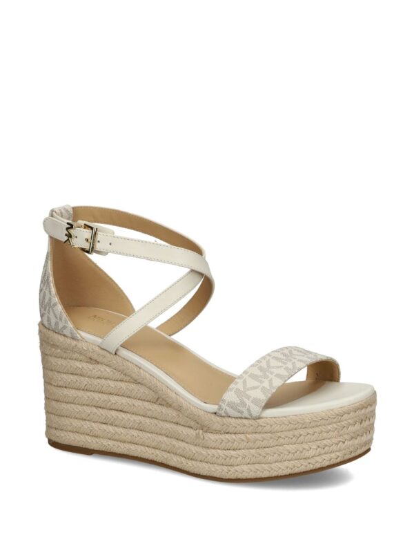 Michael Kors  Serena monogram wedge sandals - Image 2