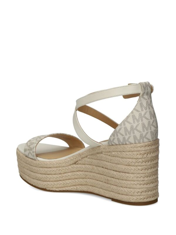 Michael Kors  Serena monogram wedge sandals - Image 3
