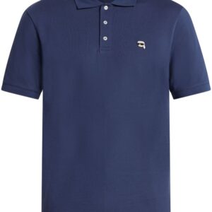 Karl Lagerfeld  IKONIK embroidered-logo polo shirt