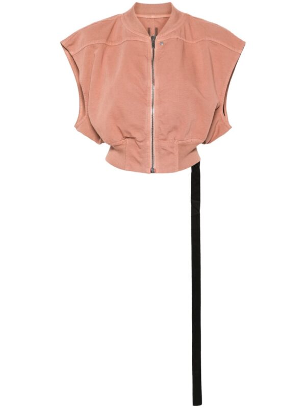 Rick Owens DRKSHDW  sleeveless cotton bomber jacket