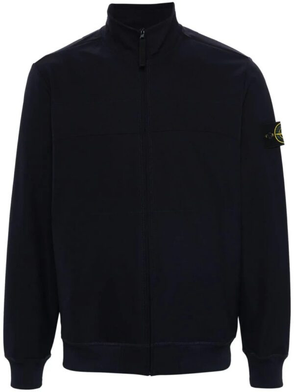 Stone Island  Compass-badge zip-up jacket