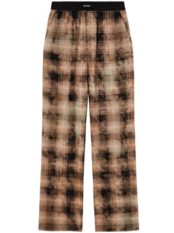 Palm Angels  check-print track pants