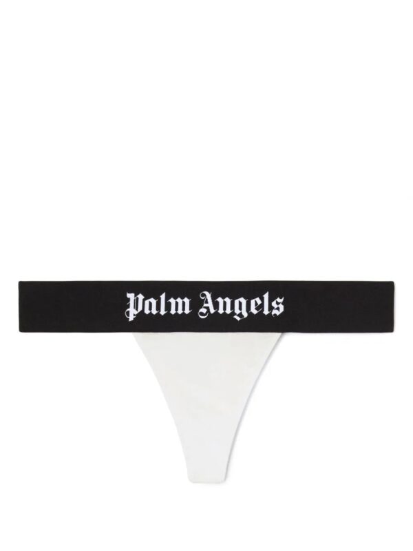 Palm Angels  logo-waistband thong