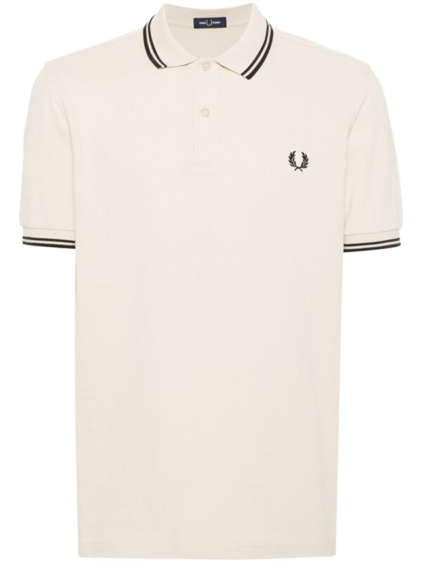 Fred Perry logo-embroidered cotton polo shirt