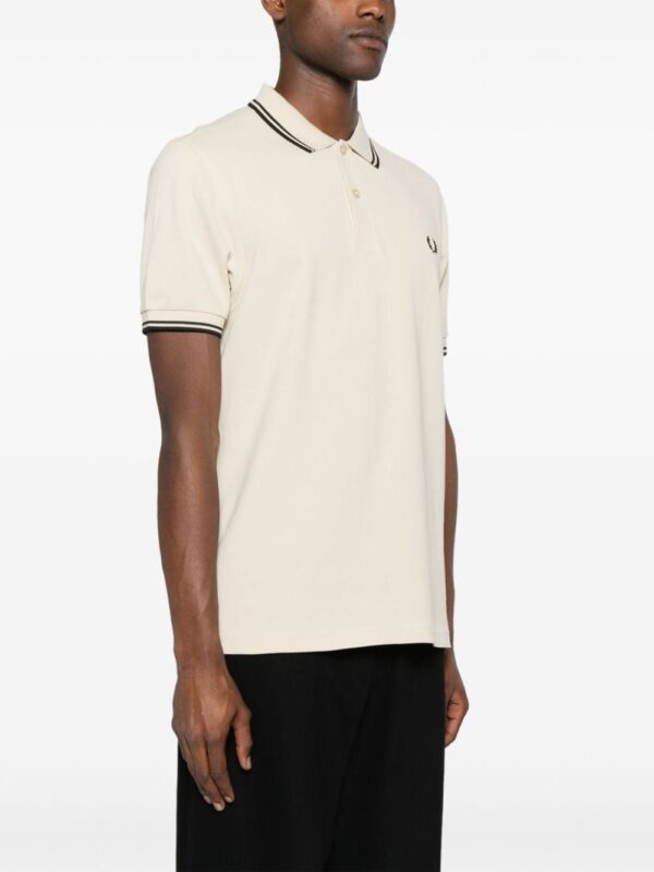 Fred Perry logo-embroidered cotton polo shirt - Image 3
