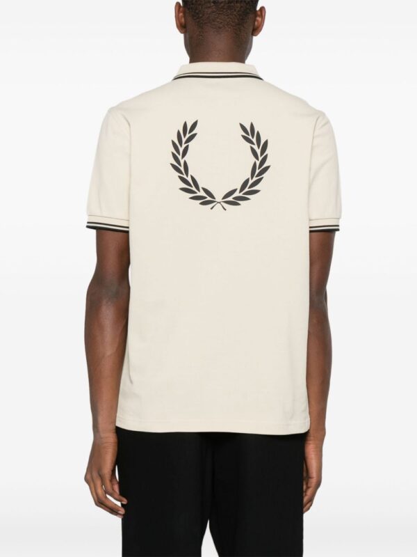 Fred Perry logo-embroidered cotton polo shirt - Image 4
