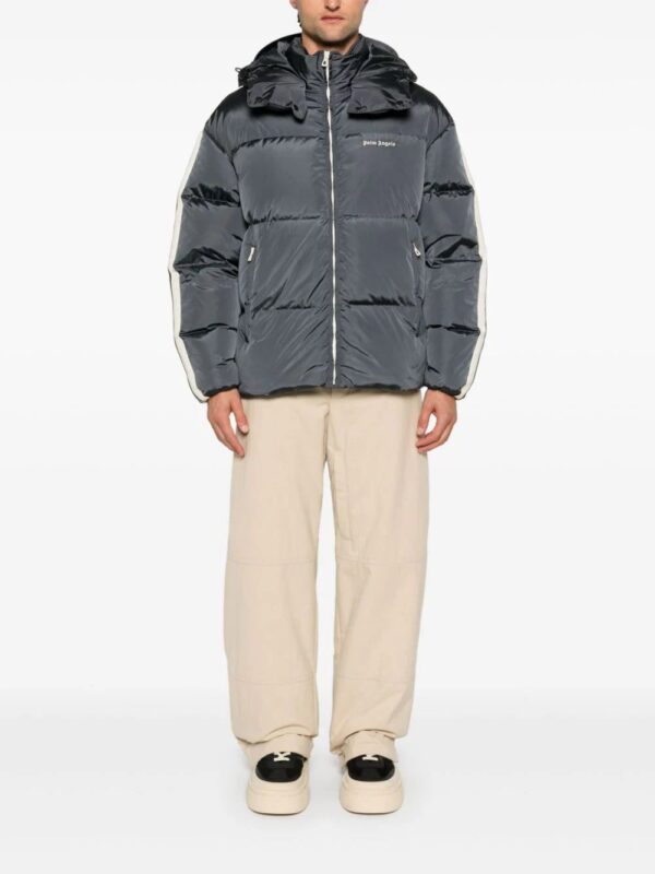 Palm Angels  logo-embroidered puffer jacket - Image 2
