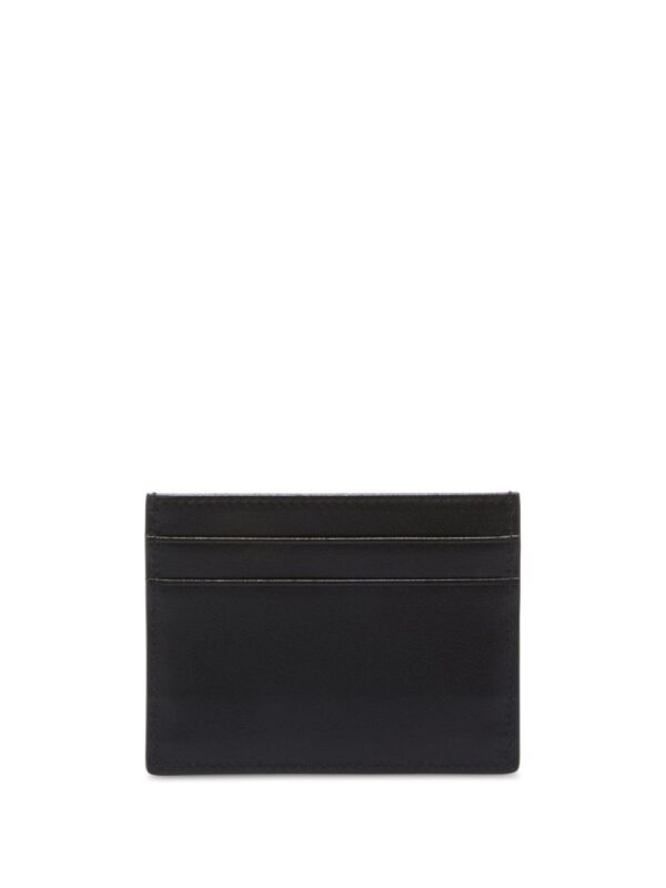 Palm Angels logo-print leather card holder - Image 2
