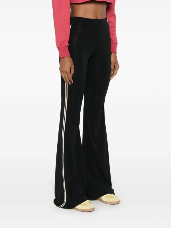 Palm Angels  monogram-embroidered flared trousers - Image 3
