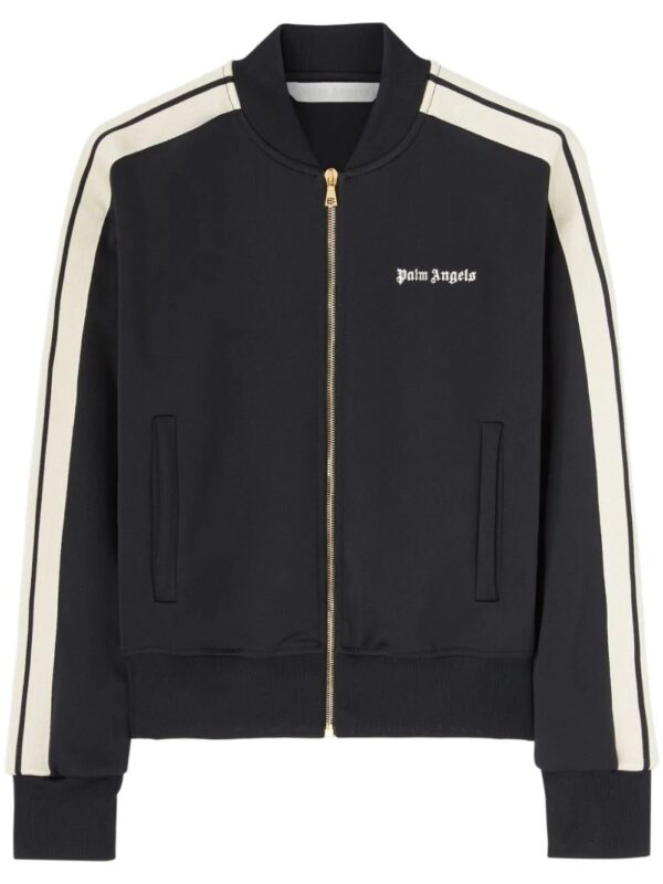 Palm Angels  logo-print track bomber jacket