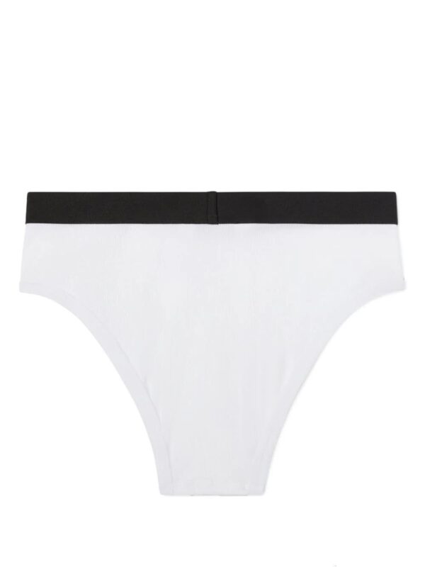 Palm Angels  monogram-embroidered high-waist briefs - Image 2