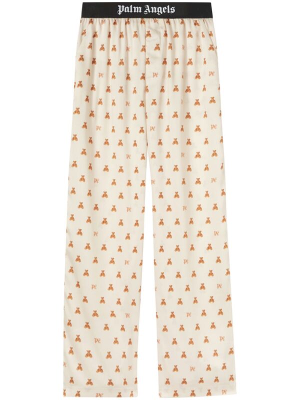 Palm Angels  Bear Monogram trousers