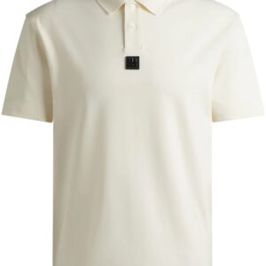 HUGO  logo-appliqué cotton polo shirt