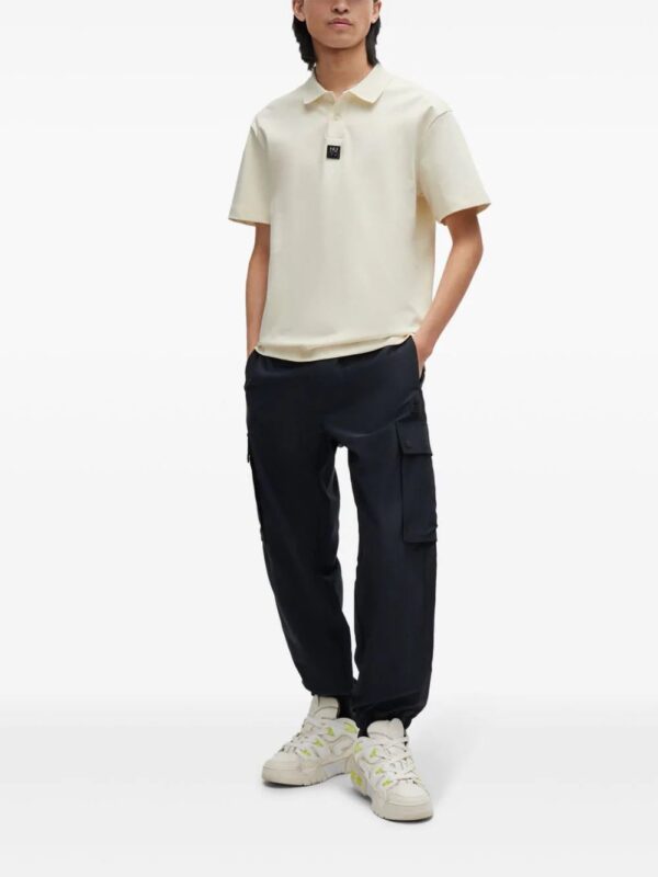HUGO  logo-appliqué cotton polo shirt - Image 2