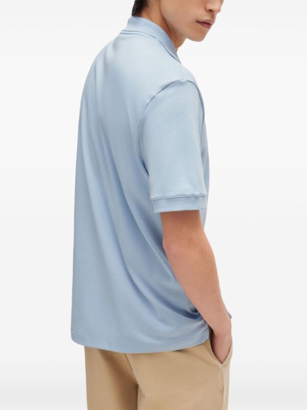 HUGO logo-print cotton polo shirt - Image 4
