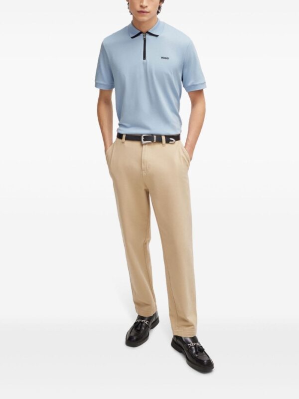 HUGO logo-print cotton polo shirt - Image 2