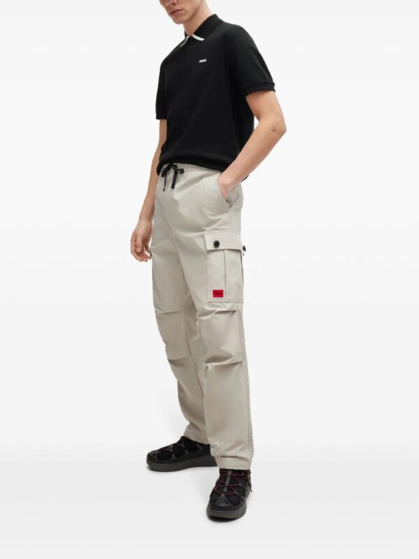 HUGO  logo-print cotton polo shirt - Image 2