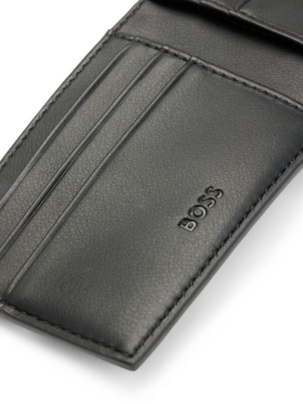 BOSS striped leather wallet - Image 4